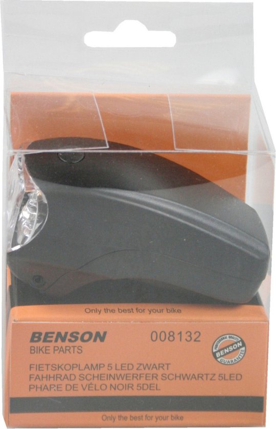 Benson Fietskoplamp - LED - op batterij - voorlicht - fietslamp — afbeelding 2