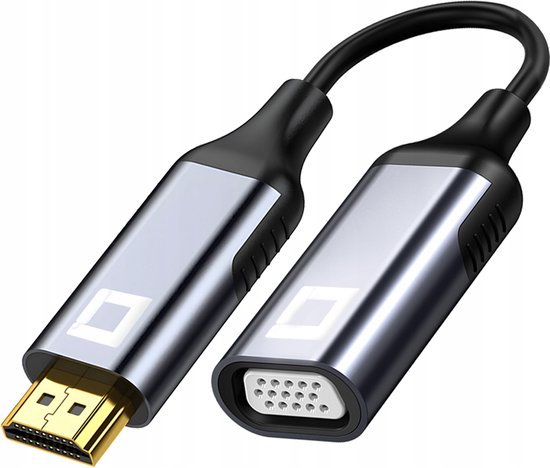 VGA naar HDMI Adapter met extra voeding - 25 cm - 1080p Full HD