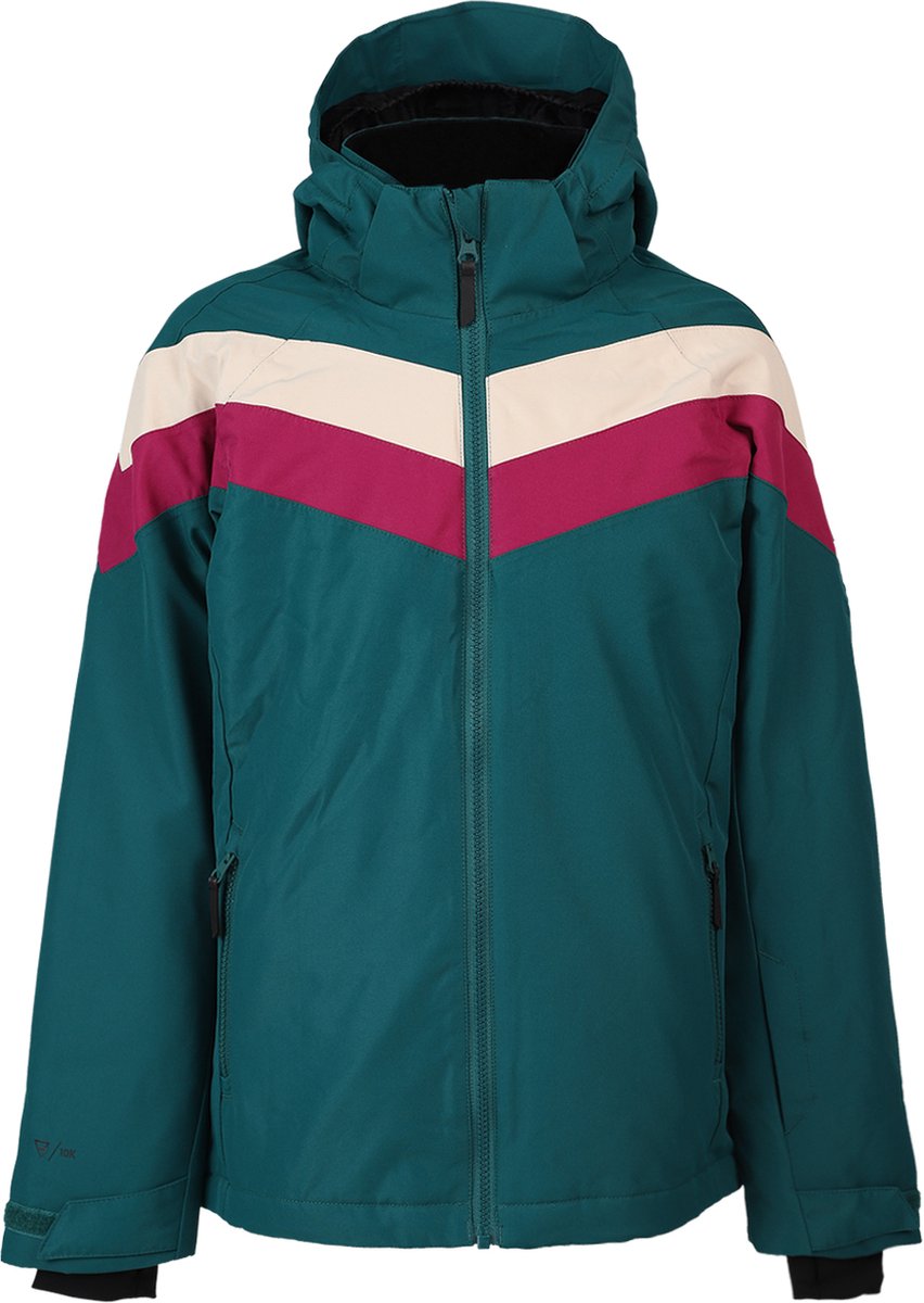 Brunotti Leanas-S Meisjes Wintersport Ski Jas Evergreen Groen