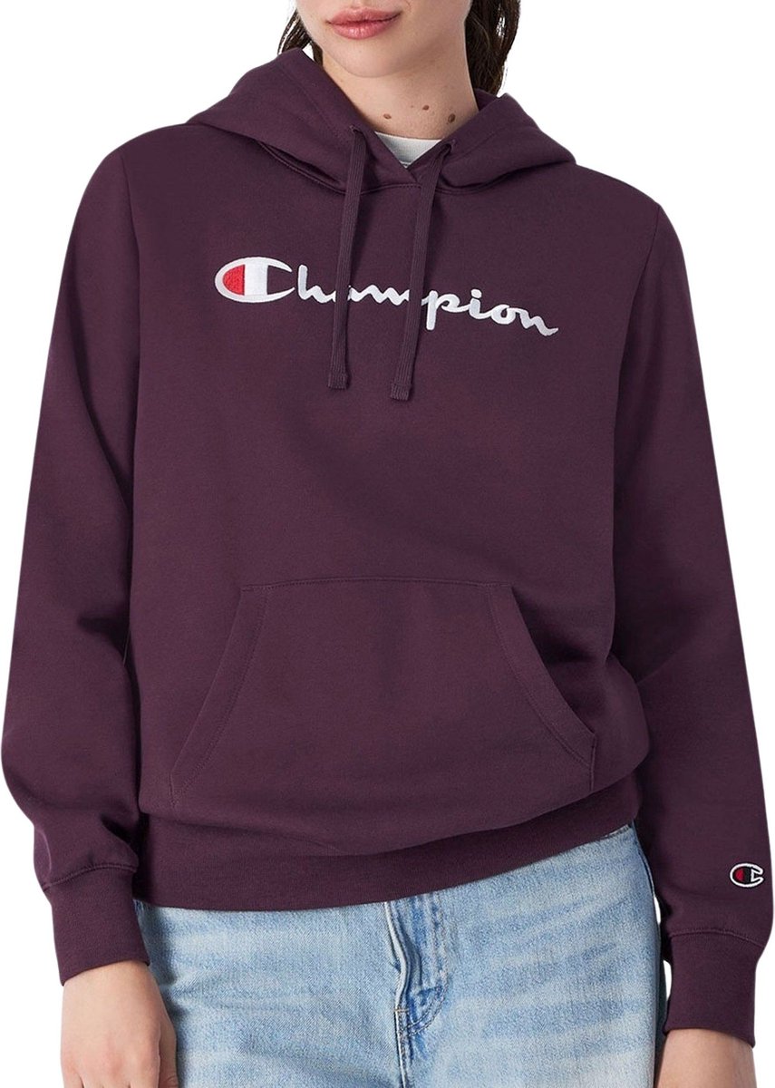 Champion Big Logo Slim Fit Hoodie Dames Paars