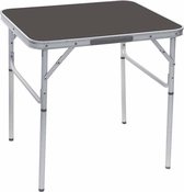 NordFalk Campingtafel Inklapbaar - 70x60 cm - Kampeertafel - Inklapbare Tafel Lichtgewicht - Zwart