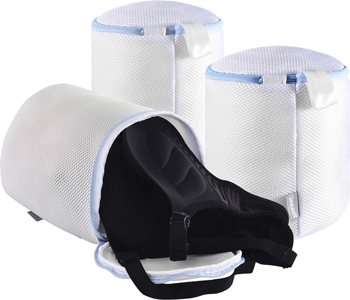 Image of 3 stuks wasmachinetassen voor beha's en gevoelige kleding - beschermhoes voor ondergoed en sokken - ideaal voor op reis