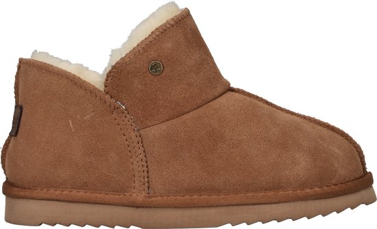 Warmbat Willow Suede Dames Sloffen - Cognac