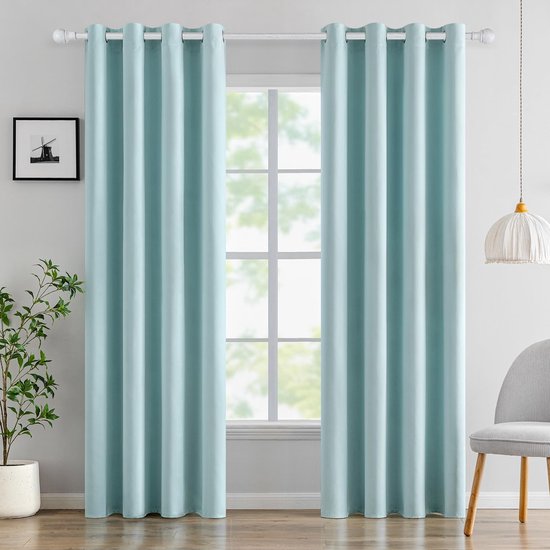 Boyouth Dolfijn in de zee patroon digitale print verduisterende gordijnen, kamer verduisterende thermische isolatie gordijnen en gordijnen met doorvoertules voor woonkamer, slaapkamer, 2 panelen, 53 x 84 inch Boyouth Dolfijn in de zee patroon digitale print verduisterende gordijnen, kamer verduisterende thermische isolatie gordijnen en gordijnen met doorvoertules voor woonkamer, slaapkamer, 2 panelen, 53 x 84 inch