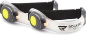Rockerz Hardloop verlichting - Hardloop lampjes incl batterijen - verlichting voor om je armen - Water resistant - Set van 2 - Kleur: Geel