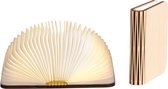 Lampe livre LEDR marron érable S