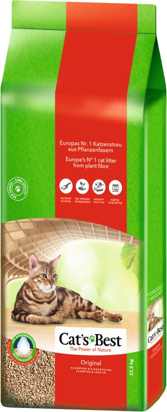 Cat's Best Oko Plus Korrels - Kattenbakvulling - 40 l