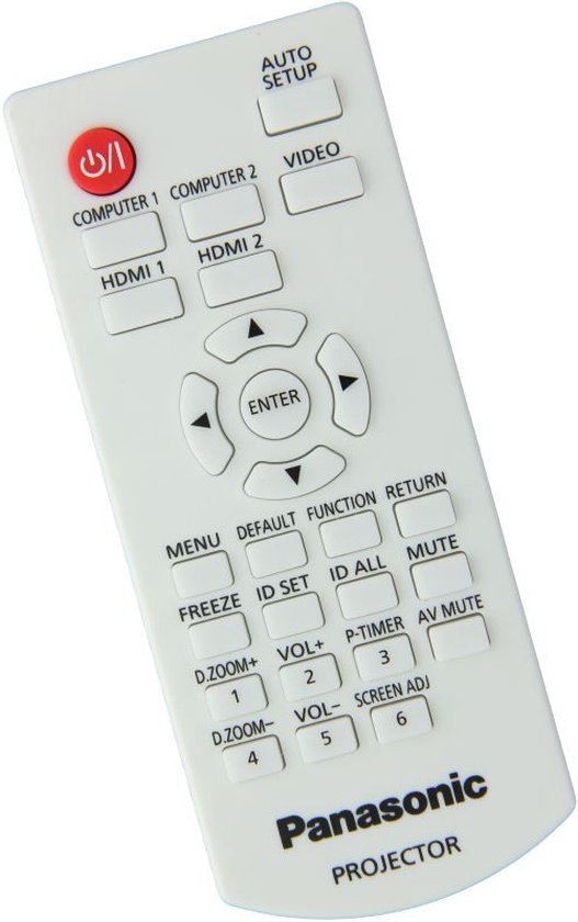 Télécommande adaptée au projecteur PANASONIC PT-VW360E, remplace N2QAYA000154