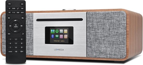 Premium Stereo Muzieksysteem met CD-speler, Internetradio en ...