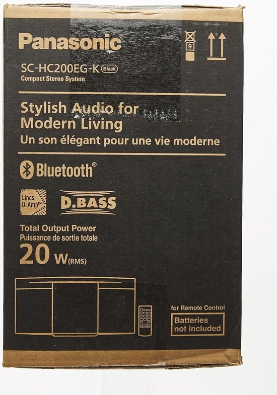All-in-one HiFi Microfoon met Bluetooth, CD-speler en FM-radio - 20W Compact Geluidssysteem — afbeelding 3