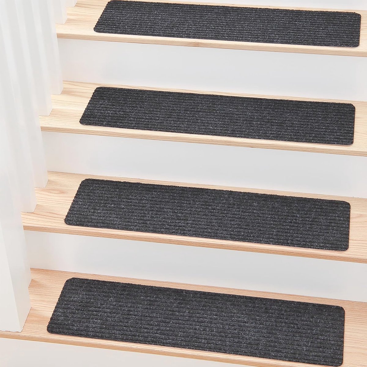 Antislip Traptreden - Veiligheidsdeken voor Trappen - 15-Pack Zwart - Geschikt voor Kinderen, Ouderen en Huisdieren