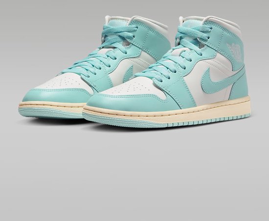 light blue hightop nikes
