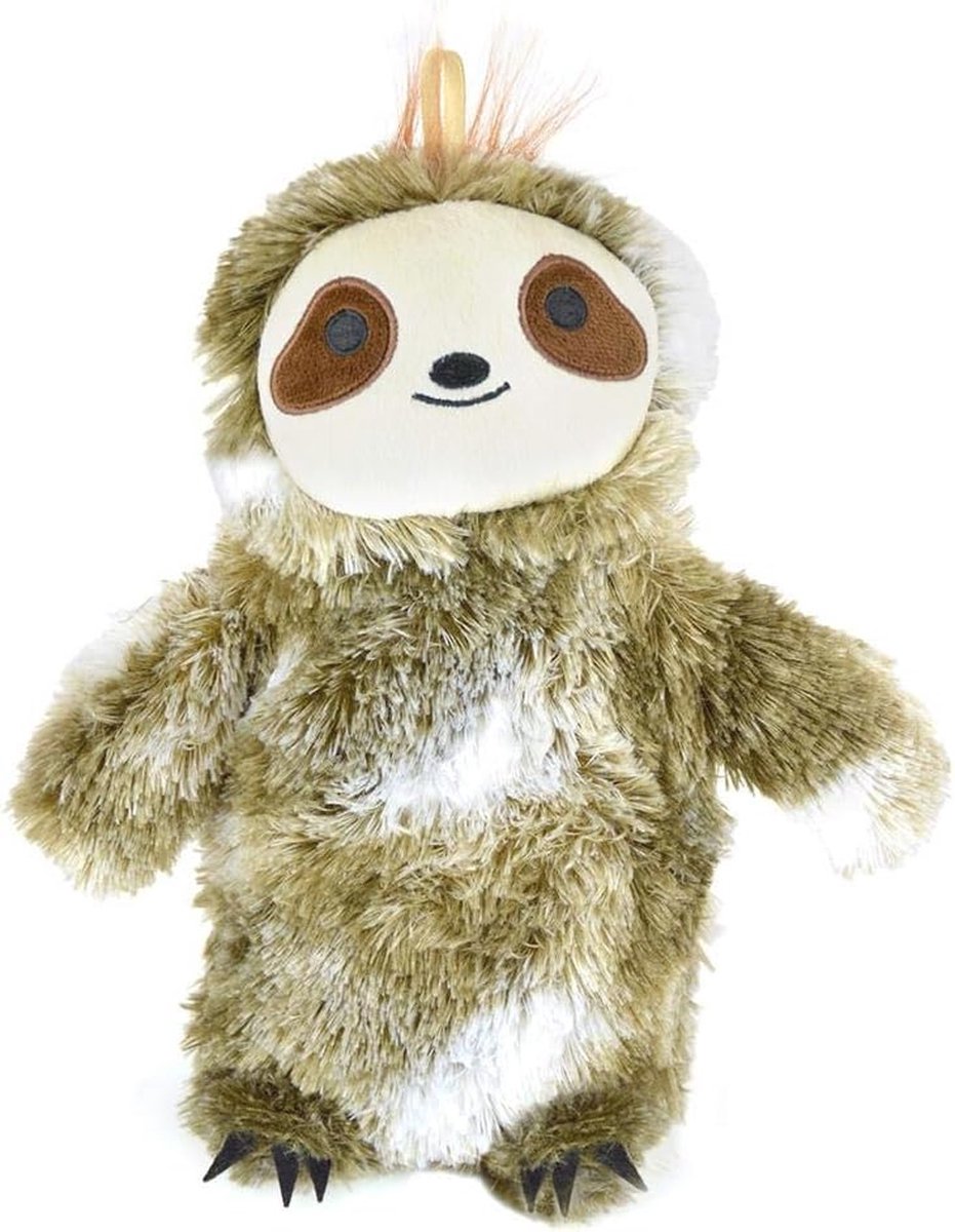 Warmwaterkruik met Pluche Luiaard Hoes - Zachte en Comfortabele Warmte