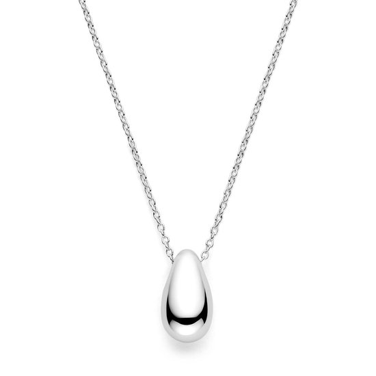collier goutte rhodié argent 41 - 43 - 45 cm 1339326