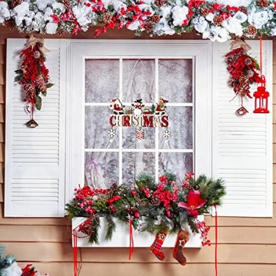 Décorations De Noël - Lot De 20 Ornements Cristal Flocons & Glaçons à Suspendre | Pour Sapin, Guirlande, Intérieur/Extérieur