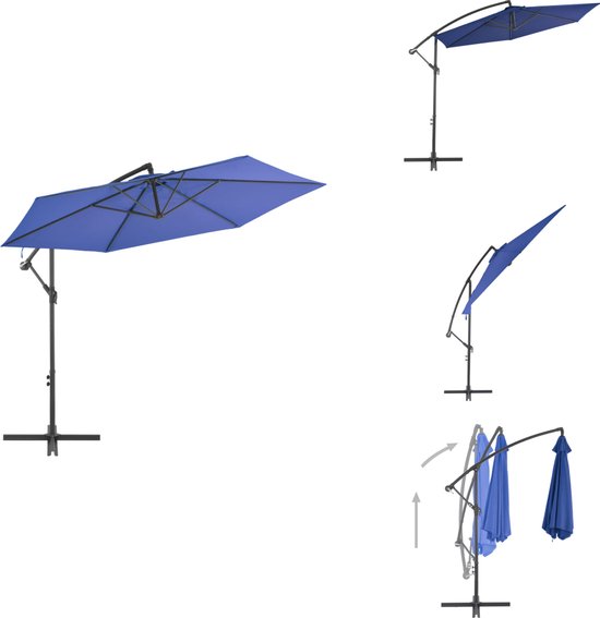 Rechange Parasoldoek Paraplu Vervangende Luifel voor 6 Armen/8 Armen, Tuinparasol Vervanging Doek Schaduw Paraplu Hoes, voor Terras Achtertuin Zwembad Paraplu Cantilever Parasol(Gy14,7.5ft 230 cm 8 Ri