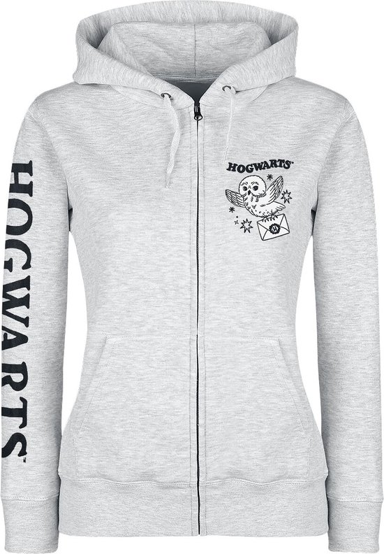 Harry Potter dames sweater I studied at Hogwarts wapen grijs