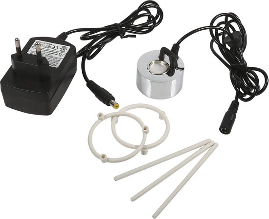 Yolispa Mini Zwarte Mistmaker Zonder Licht Voor Waterfontein Vijver Aquarium Crearen Sfeer