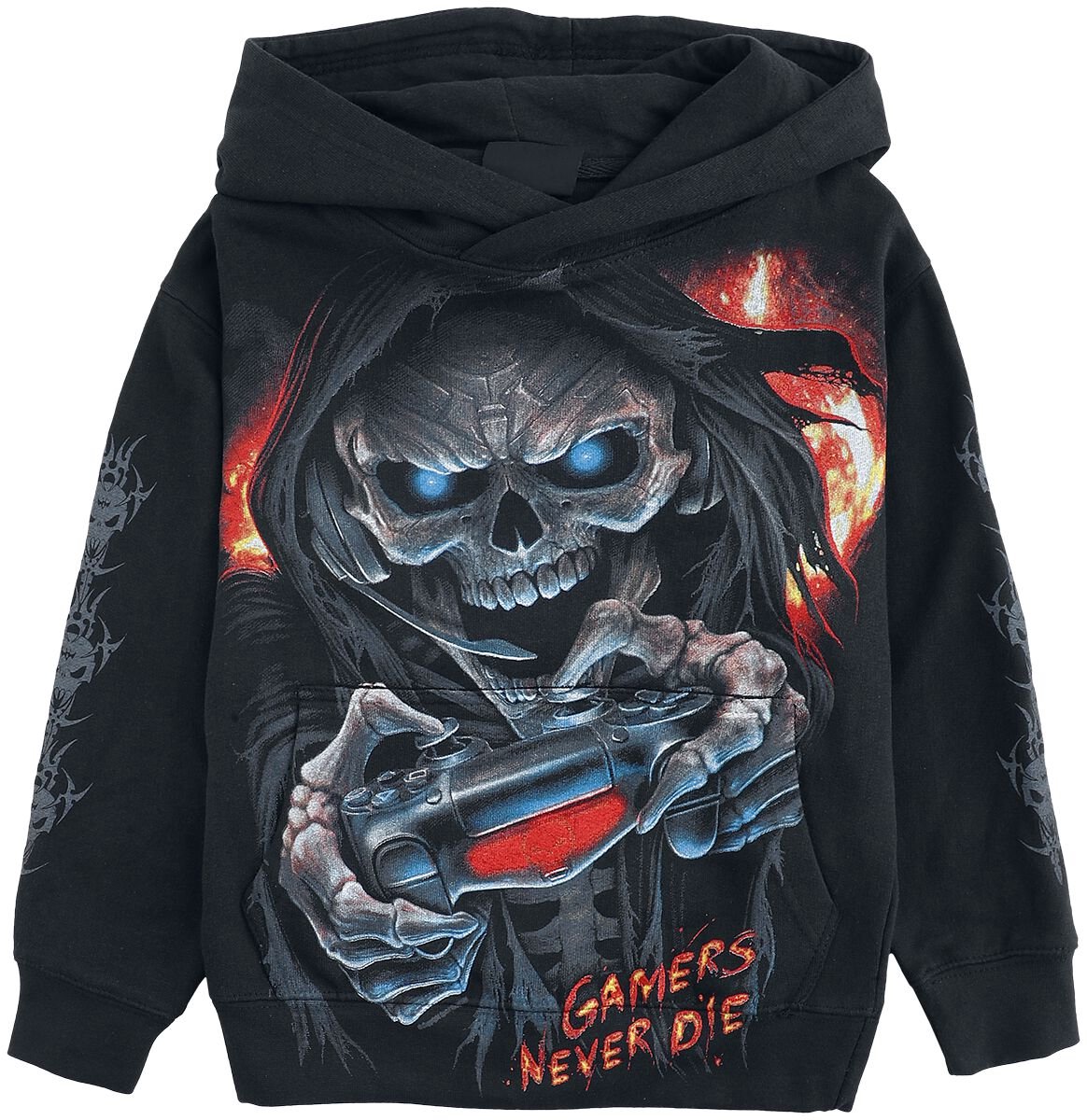 Spiral - RESPAWN Kinder Hoodie/trui - Zwart - XXL