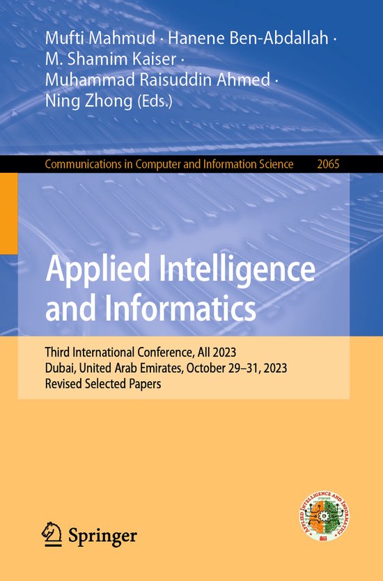 Communications in Computer and Information Science2065- Appl ... - cover