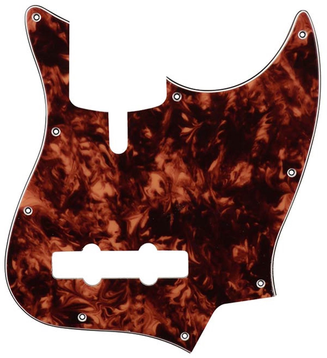 Boston M5V-310-MO pickguard, Sire Marcus Miller V-series 5-string, 3 ply, marble orange
