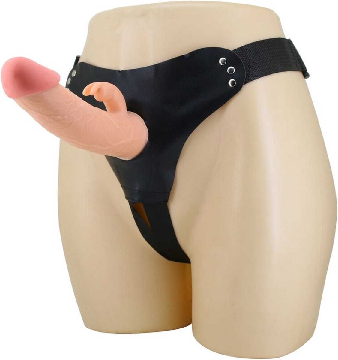 PRETTYLOVE Hollow Strap-on Harness Wt Dildo 19 Cm Mavis