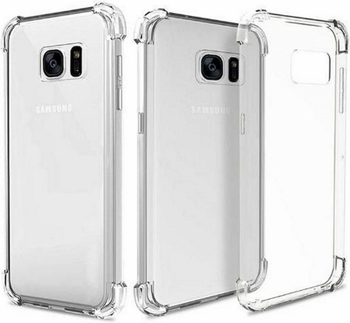Samsung S7 Edge Shockproof Hoesje Case Transparant