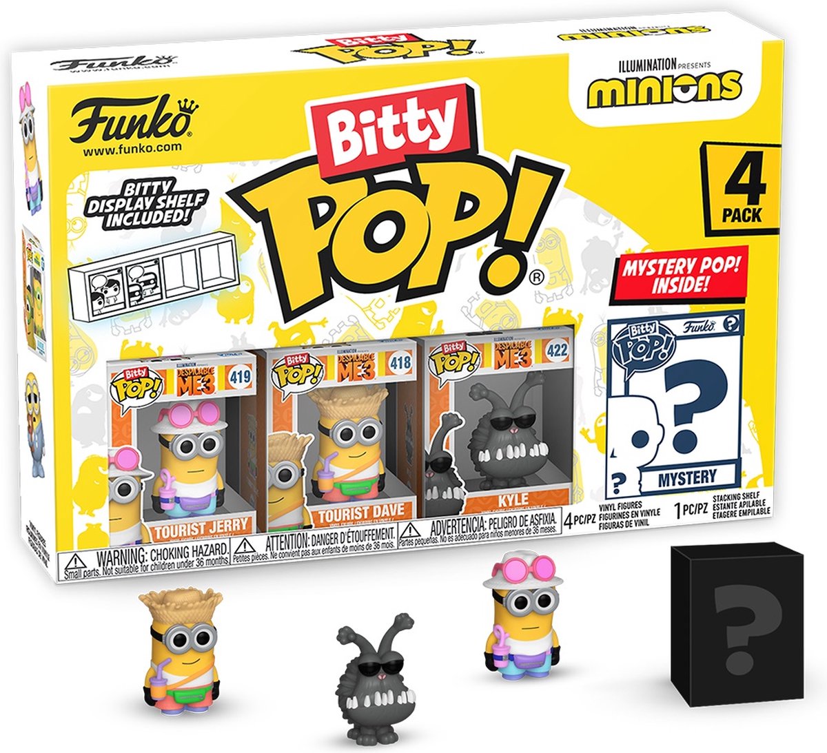 Funko Bitty Pop! 4-Pack: Minions - Young Gru
