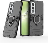 Coque Oppo A80 5G - MobyDefend Coque blindée double couche avec support - Zwart - Étui pour téléphone portable - Étui de téléphone Convient pour : Oppo A80 5G