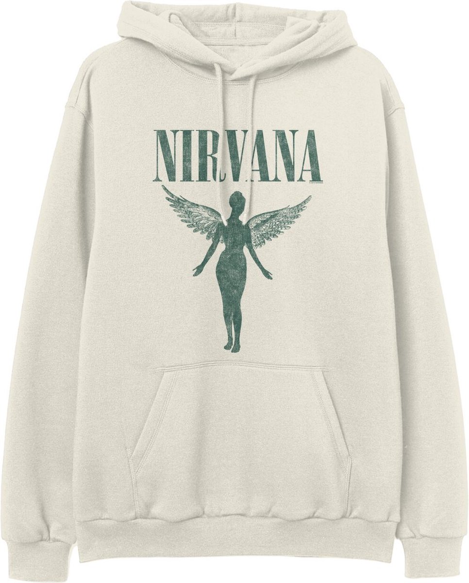 Nirvana Angel Heren Trui met capuchon - beige - M