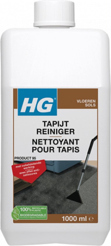 Foto: Hg tapijtreiniger bekledingsreiniger product 95 1 liter