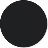 Muismat - Mousepad - Rond - Zwart - Patronen - Design - 20x20 cm - Ronde muismat