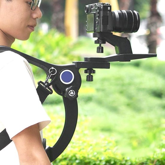 Camera Schouder Rig, Outdoor DSLR Camera Strap Mount, Fotografie Schouder Schokdemper Beugel Ondersteuning Stabilisator Rig