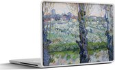 Laptop sticker - 17.3 inch - Zicht op Arles - Vincent van Gogh - 40x30cm - Laptopstickers - Laptop skin - Cover