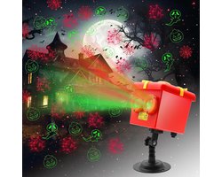 Kerst decoratie buiten Projector Lamp 13 Patronen Thema's Gift Box - Buiten Binnen - Met Afstandsbediening - Waterdicht - Voor Kerstmis Halloween - Tuin Decoratie - Huismuren Gevels Bomen