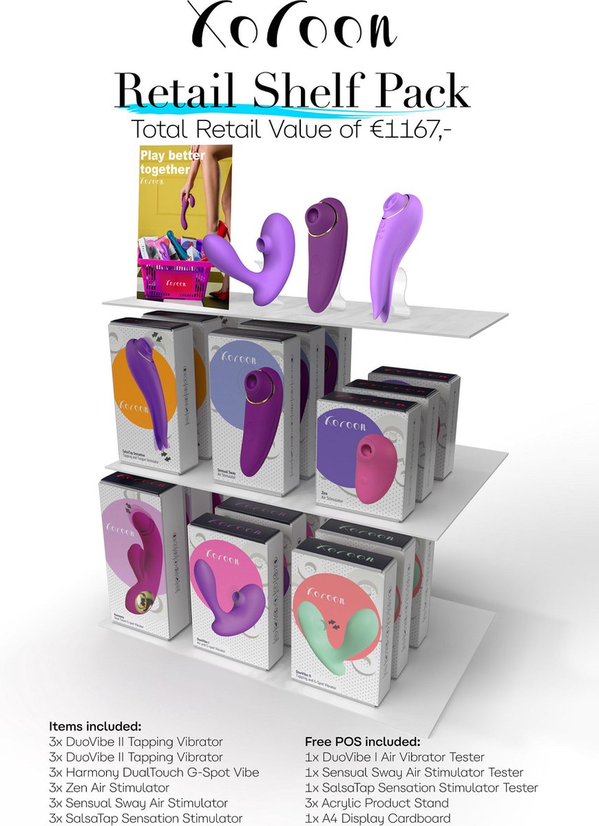 Goedkoopste Xocoon Set 4 Shelf Pack