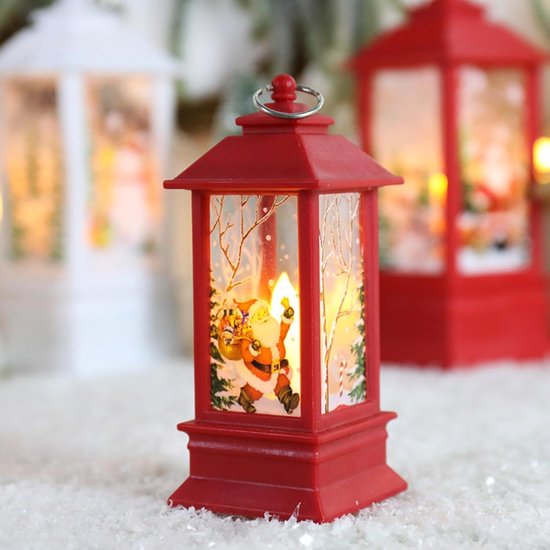 Jojoy - Lanterne de Noël avec Siècle des Lumières - Lanterne d'intérieur - Décoration de Noël - Décorations de Noël - Éclairage de Noël - GLOWMAS