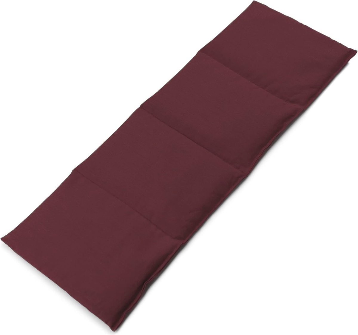 Goedkoopste Warmtekussen 20x60cm - 4-Kammer - Weinrot - Grape seeds