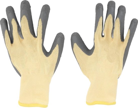 Elektrisch Geïsoleerde Handschoenen, 400V Hoogspanning Vlamvertragende Isolatie Werkhandschoenen Nylon Stof Rubber Antislip Textuur Ontwerp Elektricienhandschoenen