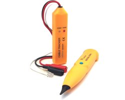 Velleman Multifunctionele kabelzoeker en kabeltester met toongenerator en signaalsensor, draadbreukdetector voor telefoonkabels, netwerkkabels, perimeterdraad voor robotmaaiers en elektrische bedrading