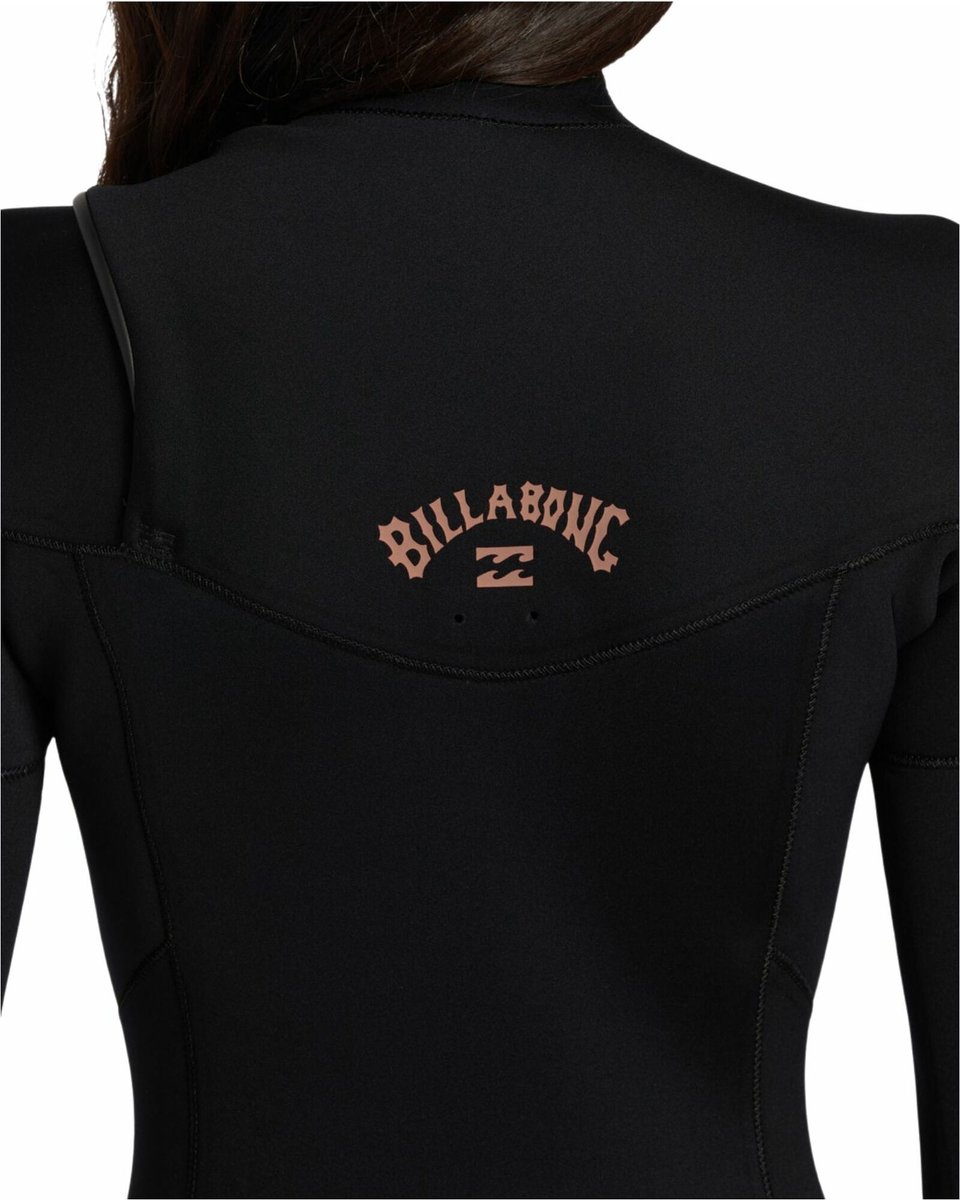 2025 Billabong Dames Foil 3/2mm Borst Ritssluiting Wetsuit