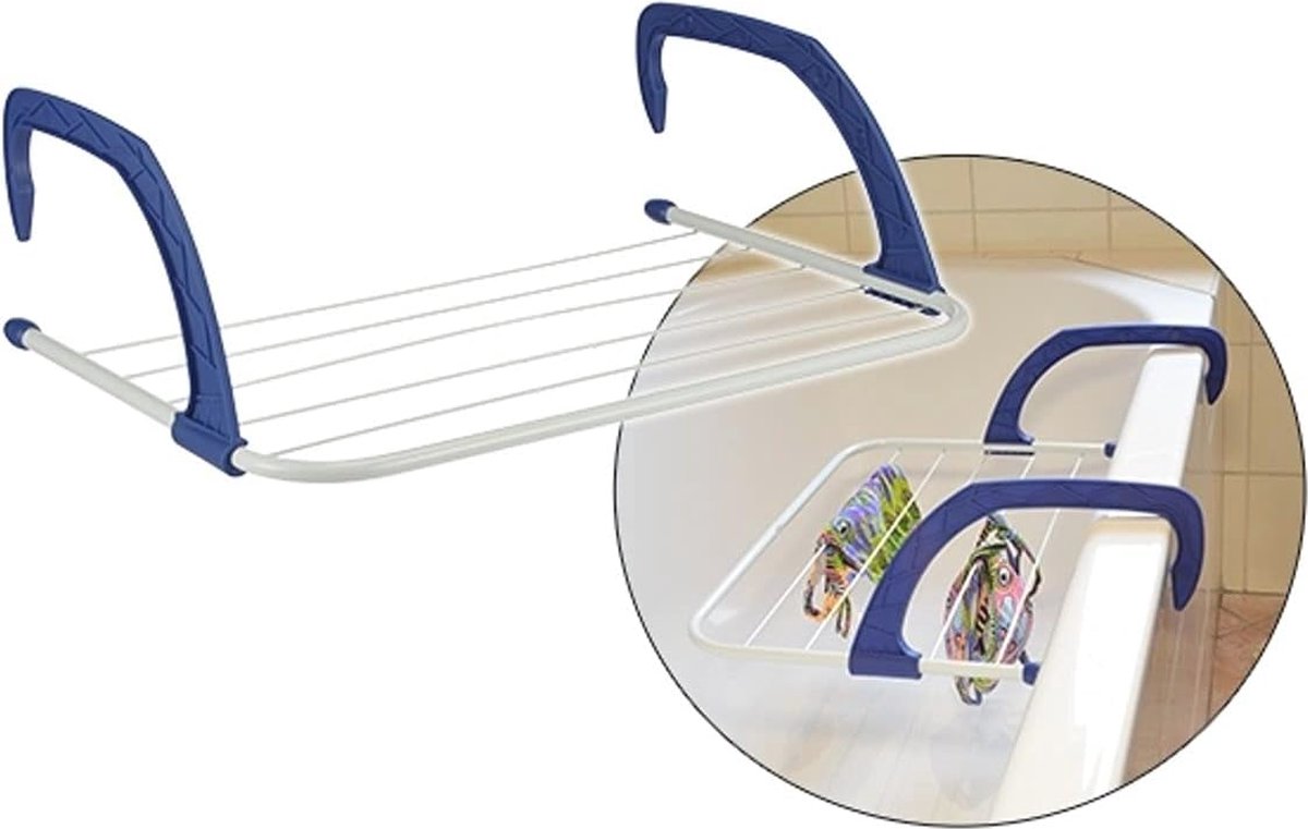 Ophangend Droogrek - 3 Meter Drooglengte, Metalen en Kunststof Constructie - Compact en Praktisch