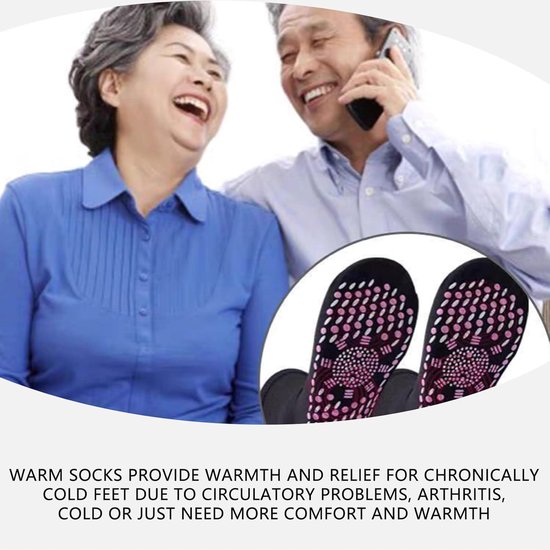 WUERKIYA Chaussettes Chauffantes Chauffe-Pieds Hiver Chauffe