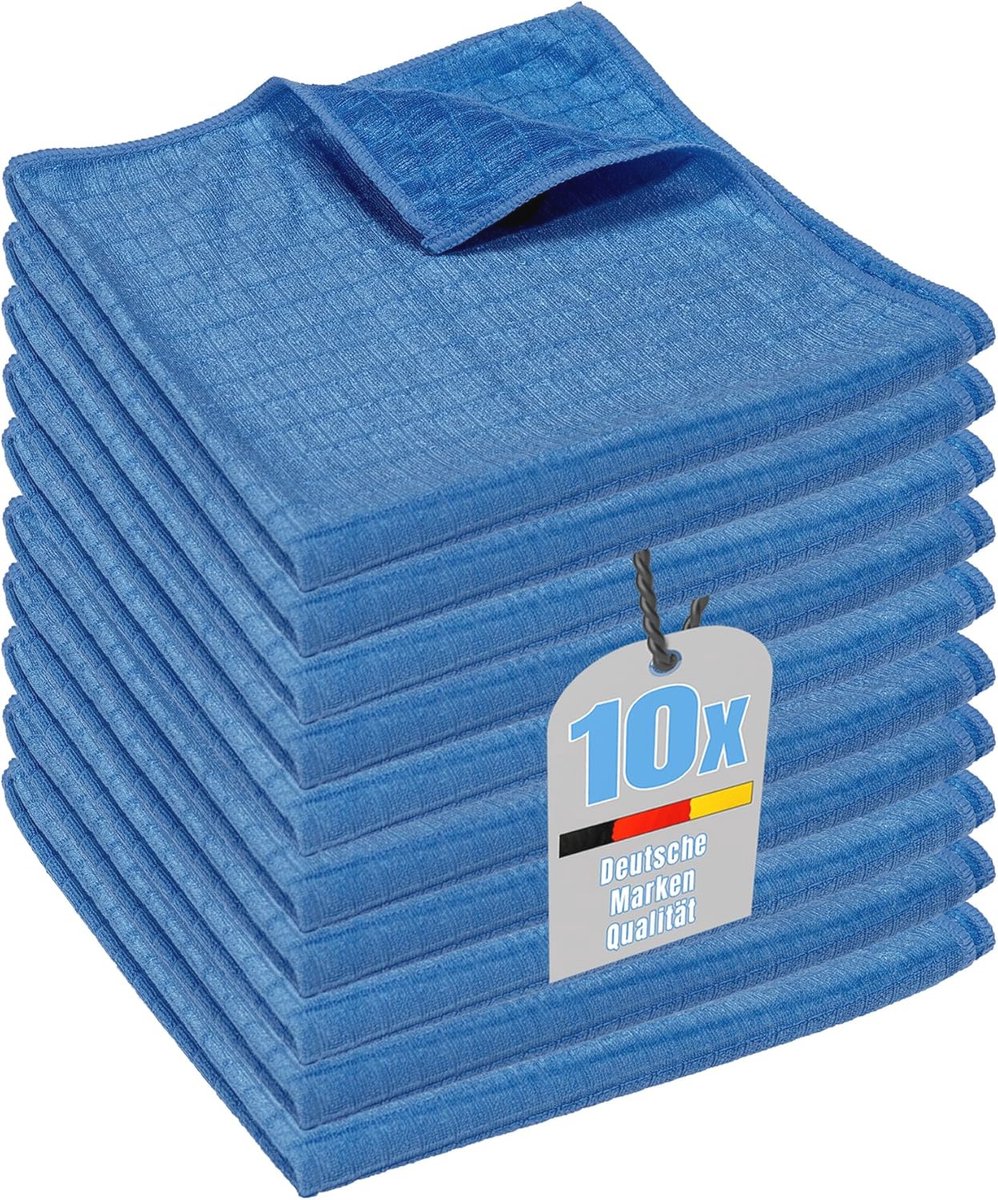 Goedkoopste Vaatdoek voor keuken - Microvezeldoek met hoge wateropname voor glas, keramiek, bestek en borden