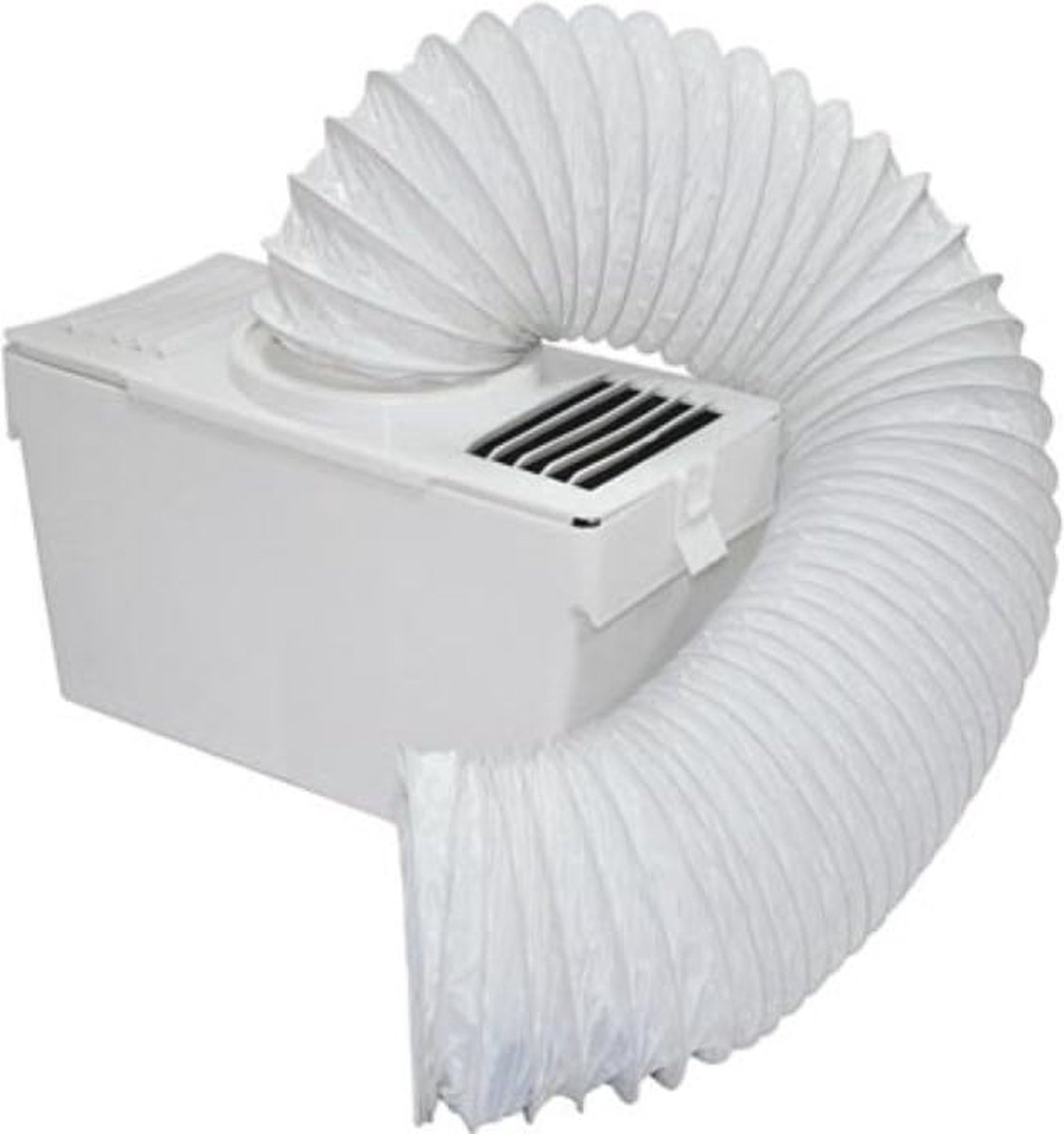 Goedkoopste Universele condensopvangbak voor droogkast - incl. slang en slangklemmen - wit