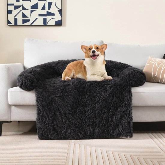 L 140 x b 80 x h 32 cm orthopedische hondensofa grijs - Hondenbank kopen? | Korting tot 40