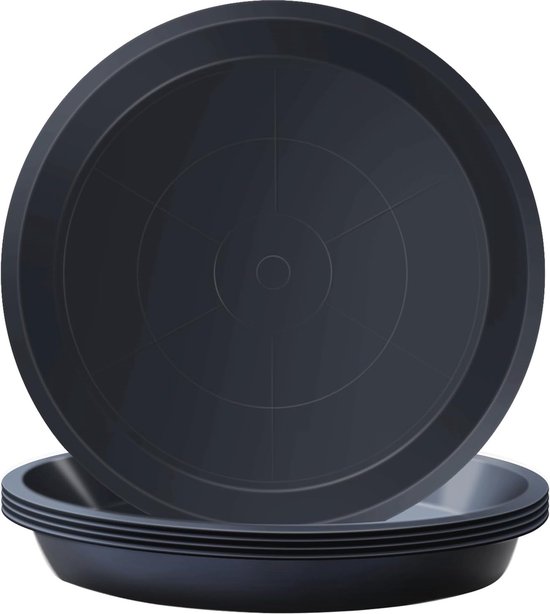 Ikea Tilgangg Ensemble de 5 plateaux de service en plastique 37 x 29 cm Gris
