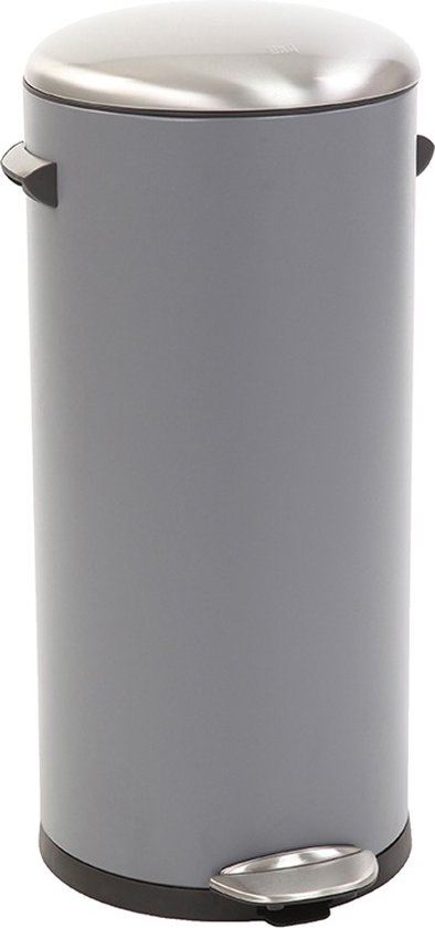 EKO - Belle Deluxe pedaalemmer 30 liter - Steel Plastic - grijs, sandcoated