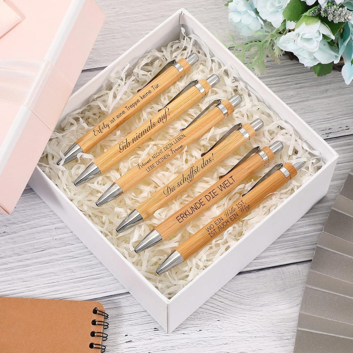60 stuks bamboe pen intrekbare balpen zwarte inkt 1 mm duurzame pennen voor schrijven kantoorproducten houten bamboe balpen voor dagboek schoolbenodigdheden decoraties 60 stuks bamboe pen intrekbare balpen zwarte inkt 1 mm duurzame pennen voor schrijven kantoorproducten houten bamboe balpen voor dagboek schoolbenodigdheden decoraties