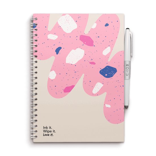 MOYU - Carnet Flamingo Désert - Carnet Effaçable A5 Premium